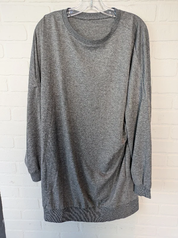 Grey Dress Casual Short Clothes Mentor, Size Xl